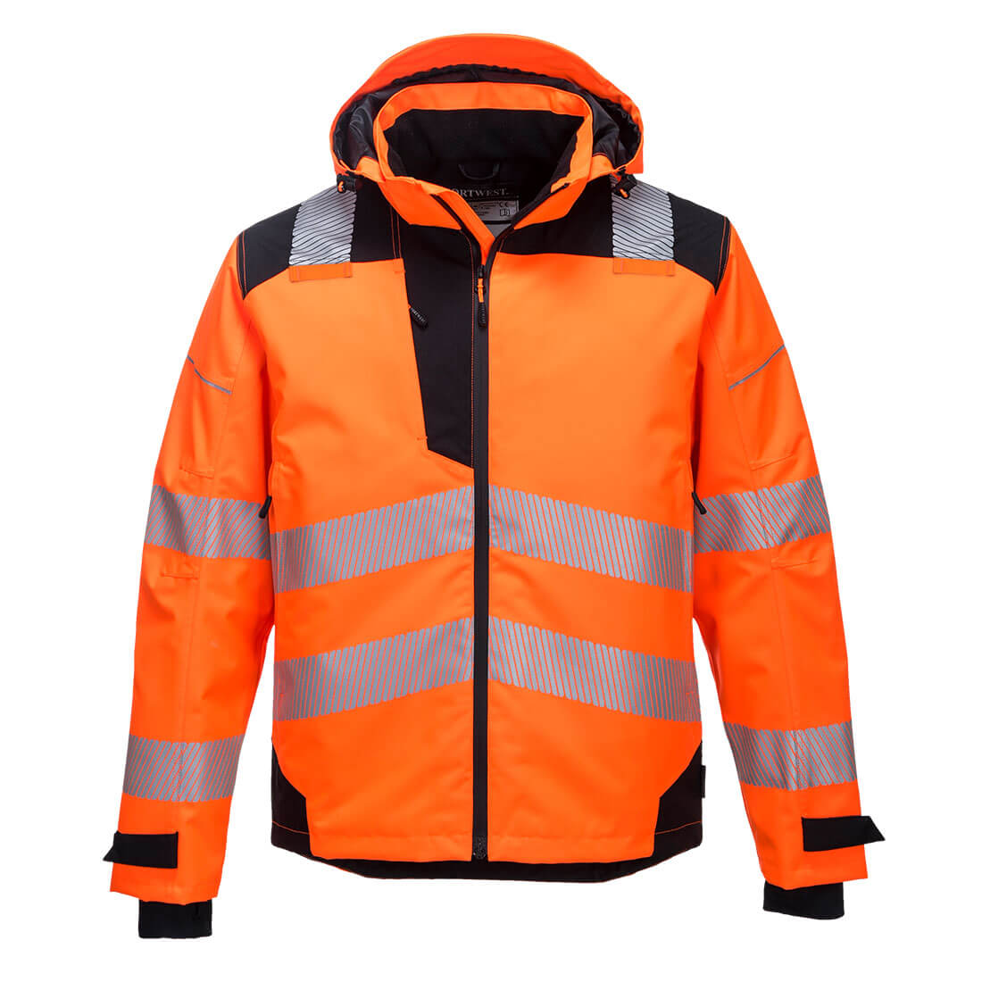 PW360 - PW3 Extreme Breathable Rain Jacket Orange/Negru